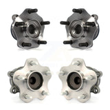 Front Rear Wheel Bearing & Hub Assembly Kit For 2013-2019 Nissan NV200 K70-101934
