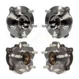 Front Rear Wheel Bearing & Hub Assembly Kit For 2006-2008 INFINITI M35 AWD K70-101993