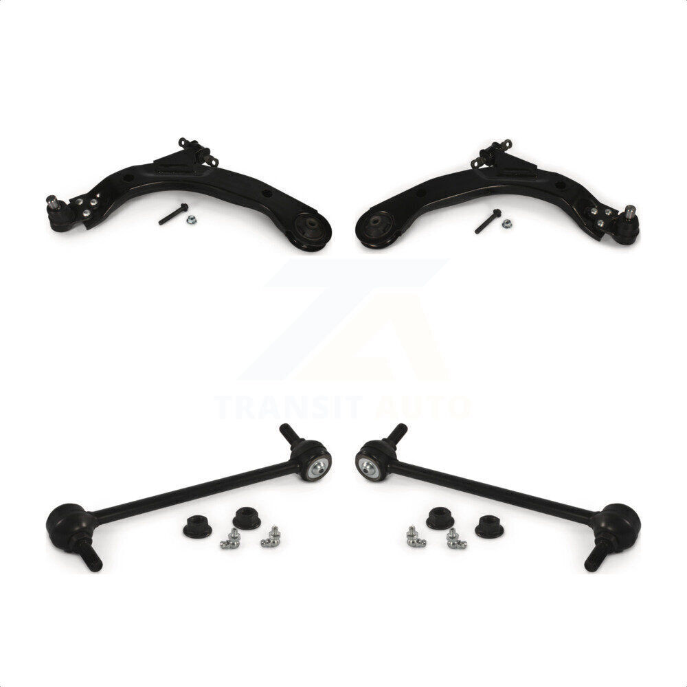 Front Suspension Control Arm And Ball Joint Assembly Link Kit For 2010 Chevrolet HHR Turbocharged With FE1 9.86" Center to Length K72-100026