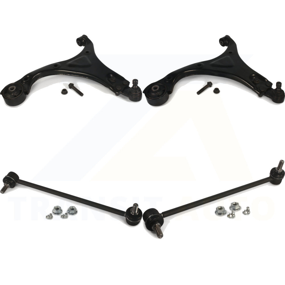 Front Suspension Control Arm And Ball Joint Assembly Link Kit For 2012 Hyundai Sonata GL GLS 13.82" Center To Length K72-100090