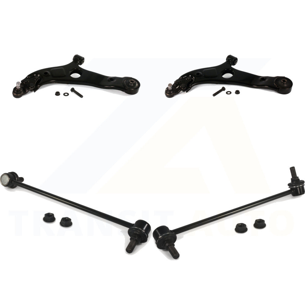 Front Suspension Control Arm And Ball Joint Assembly Link Kit For 2012-2014 Hyundai Sonata SE 12.64" Center To Length K72-100091