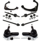 Front Suspension Control Arm And Ball Joint Assembly Steering Tie Rod End Stabilizer Bar Link Kit (8Pc) For Ram 1500 Dodge 4WD K72-100113