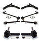 Front Suspension Control Arm And Ball Joint Assembly Steering Tie Rod End Stabilizer Bar Link Kit (8Pc) For Jeep Patriot Compass Dodge Caliber K72-100119