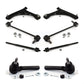 Front Suspension Control Arm And Ball Joint Assembly Steering Tie Rod End Stabilizer Bar Link Kit (8Pc) For Dodge Grand Caravan Chrysler Town & Country Ram C/V K72-100127