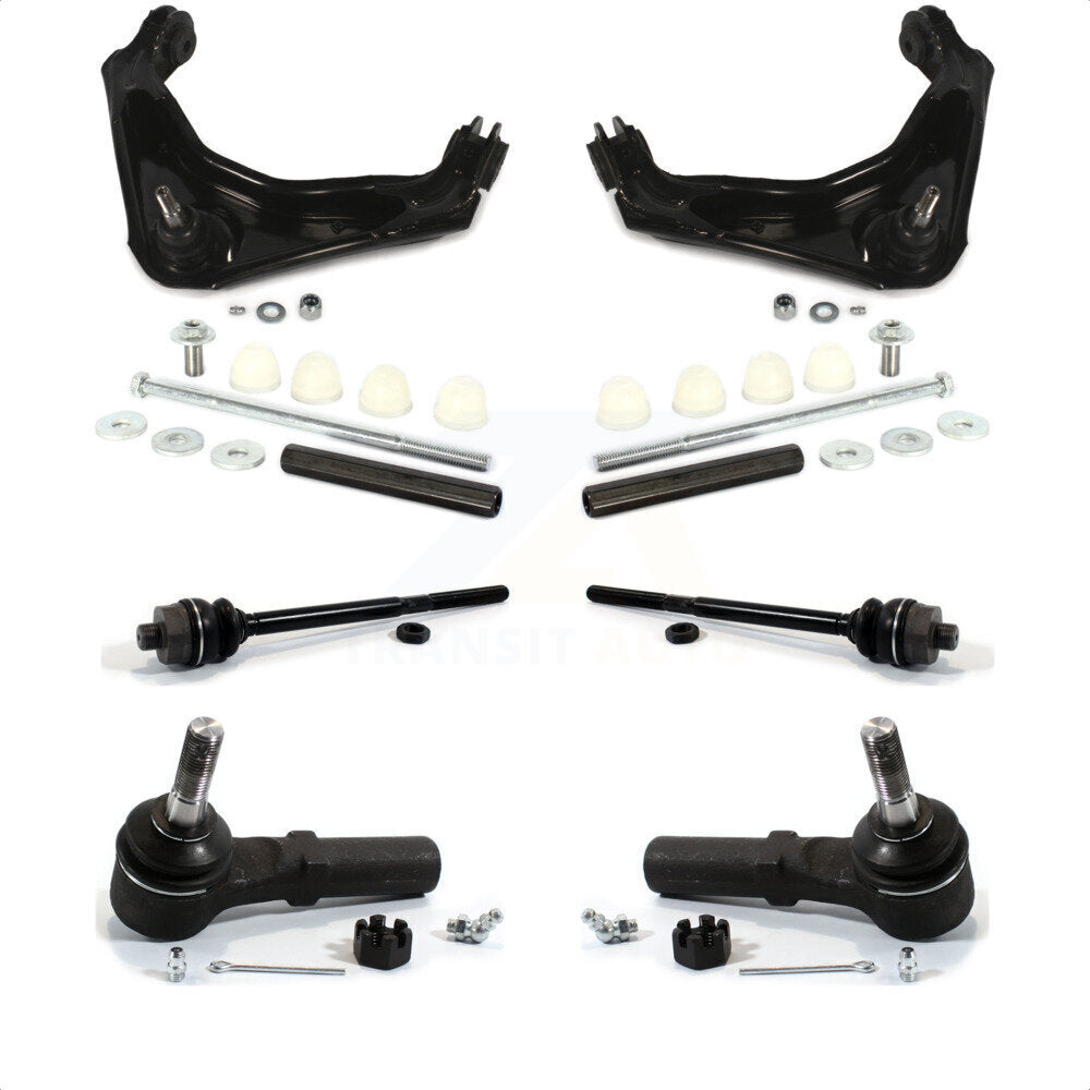 Front Suspension Control Arm And Ball Joint Assembly Steering Tie Rod End Stabilizer Bar Link Kit For Chevrolet Silverado 2500 HD GMC Sierra 3500 Hummer H2 Classic 1500 Suburban Yukon XL Avalanche K72-100143