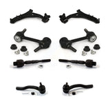 Front Suspension Control Arm And Ball Joint Assembly Steering Tie Rod End Stabilizer Bar Link Kit (8Pc) For Ford Edge Lincoln MKX K72-100154