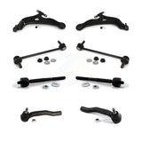Front Suspension Control Arm And Ball Joint Assembly Steering Tie Rod End Stabilizer Bar Link Kit (8Pc) For 2004-2010 Toyota Sienna K72-100155