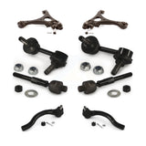 Front Suspension Control Arm And Ball Joint Assembly Steering Tie Rod End Stabilizer Bar Link Kit (8Pc) For Honda Civic 1.8L K72-100164