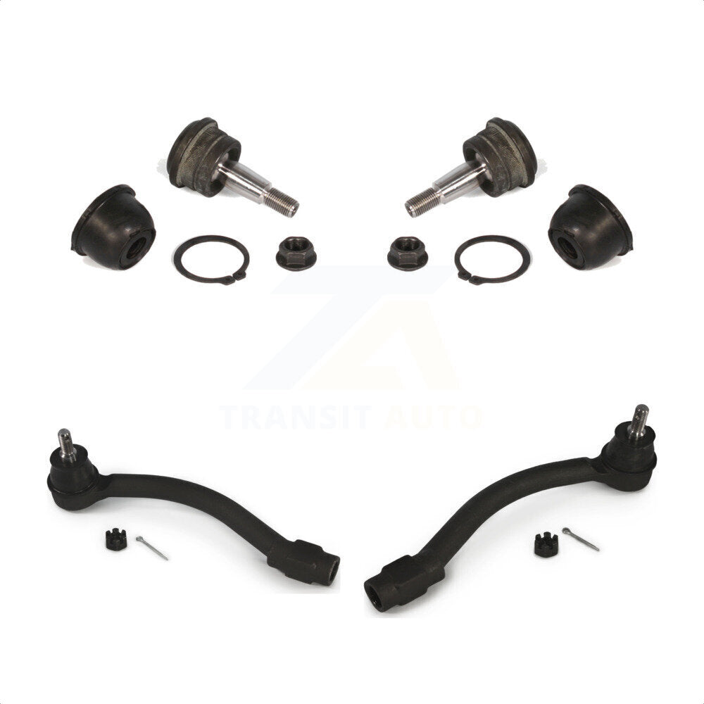 Front Suspension Ball Joint And Tie Rod End Kit For Hyundai Elantra Coupe Vehicles Manufactured In USA K72-100897