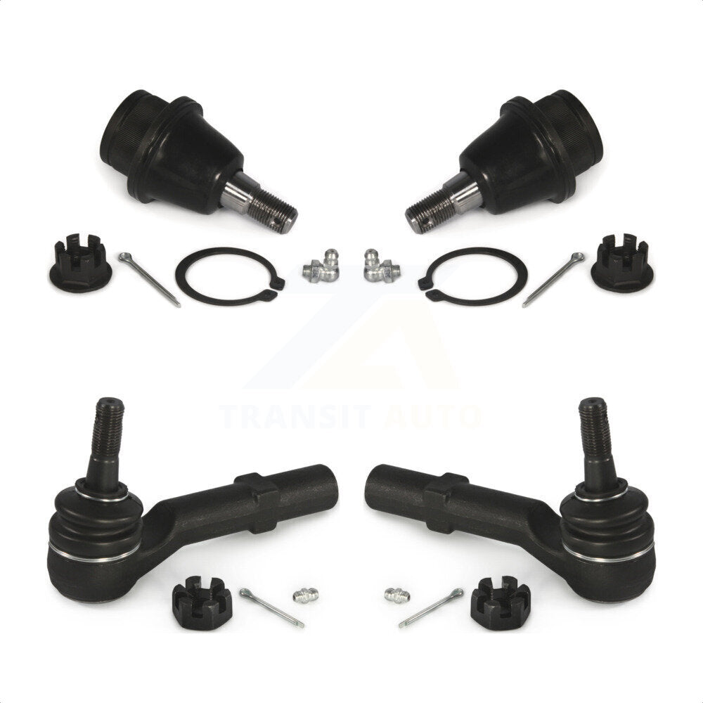 Front Suspension Ball Joint And Tie Rod End Kit For Chevrolet Silverado 1500 GMC Sierra Tahoe Suburban Yukon Cadillac XL Avalanche Escalade ESV EXT With Steel Control Arm K72-100946