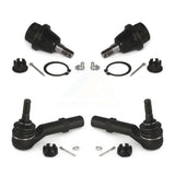 Front Suspension Ball Joint And Tie Rod End Kit For Chevrolet Silverado 1500 GMC Sierra Tahoe Suburban Yukon Cadillac XL Avalanche Escalade ESV EXT With Steel Control Arm K72-100946