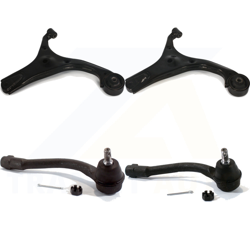 Front Suspension Control Arm And Tie Rod End Kit For 2006-2011 Kia Rio Rio5 K72-100991