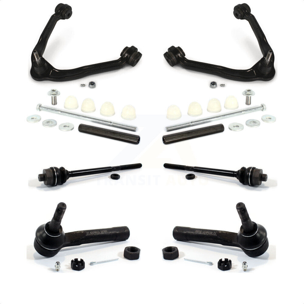 Front Suspension Control Arm And Ball Joint Assembly Steering Tie Rod End Stabilizer Bar Link Kit For Chevrolet Silverado 1500 GMC Tahoe Sierra Suburban Yukon Avalanche XL Cadillac Classic Escalade ESV EXT K72-101126