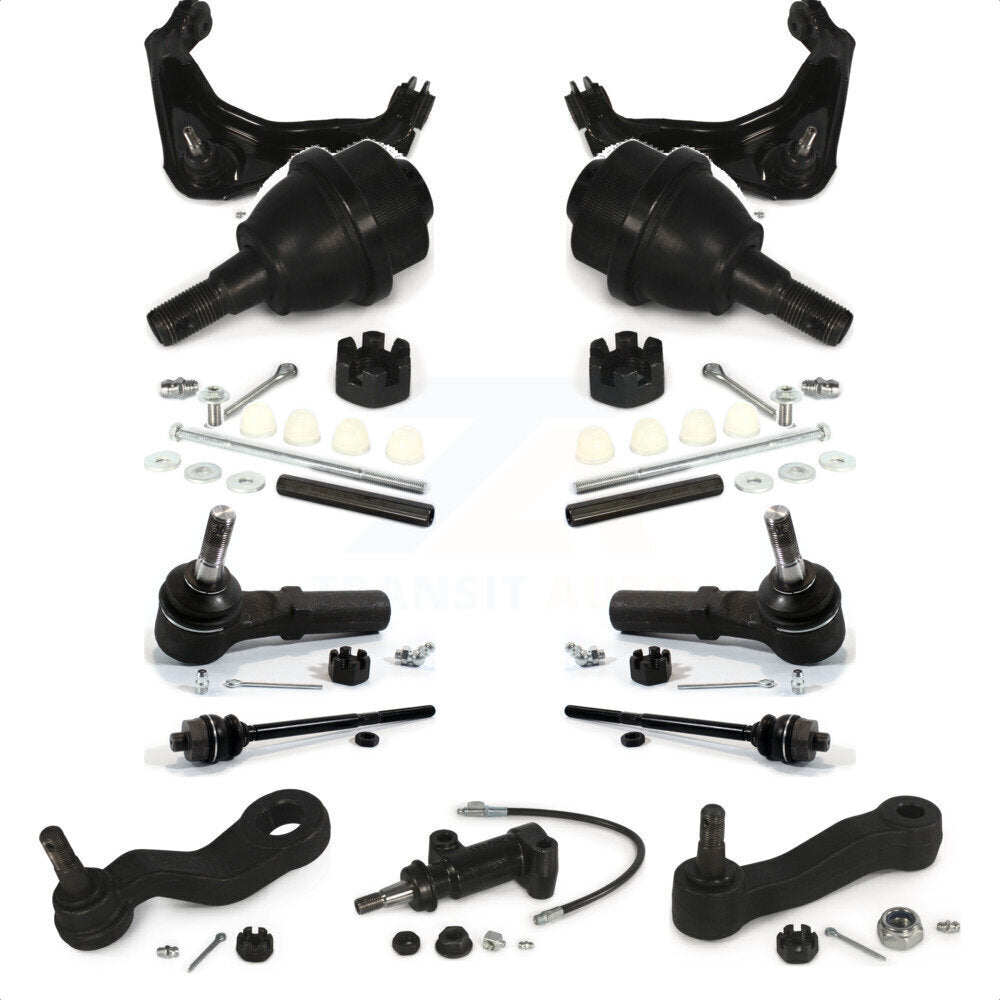Front Control Arms Assembly And Lower Ball Joints Tie Rods Link Sway Bar Suspension Kit (13Pc) For Chevrolet Silverado 2500 HD GMC Sierra 3500 Hummer H2 Classic 1500 Suburban Yukon XL K72-101176
