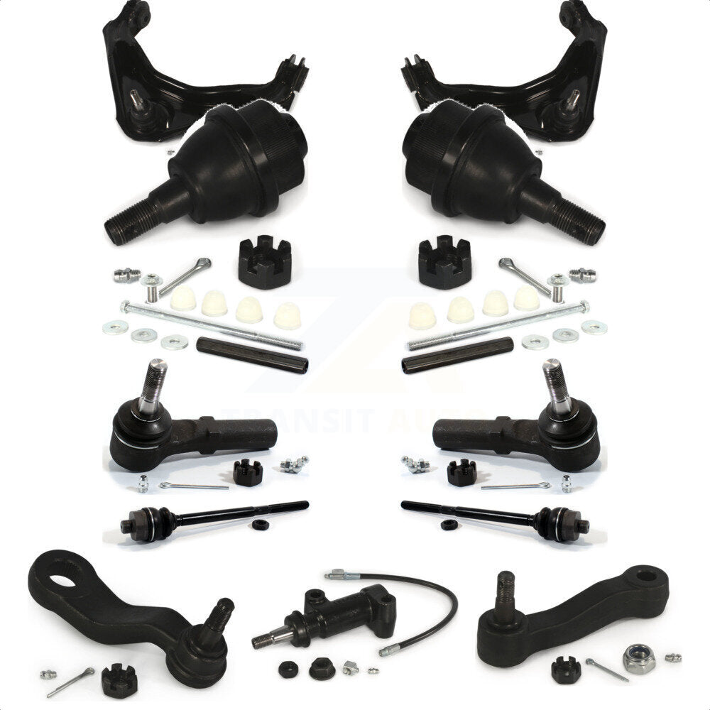 Front Control Arms Assembly And Lower Ball Joints Tie Rods Link Sway Bar Suspension Kit (13Pc) For 2007-2007 Chevrolet Silverado 2500 HD Classic GMC Sierra 3500 3 Groove Spline K72-101177