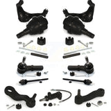 Front Control Arms Assembly And Lower Ball Joints Tie Rods Link Sway Bar Suspension Kit (13Pc) For 2007-2007 Chevrolet Silverado 2500 HD Classic GMC Sierra 3500 3 Groove Spline K72-101177