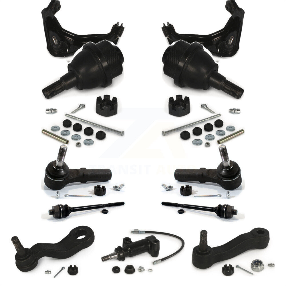Front Control Arms Assembly And Lower Ball Joints Tie Rods Link Sway Bar Suspension Kit (13Pc) For Chevrolet Silverado 2500 HD GMC Sierra 3500 Hummer H2 1500 Suburban Classic Yukon XL K72-101178