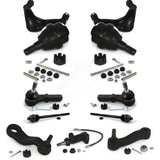 Front Control Arms Assembly And Lower Ball Joints Tie Rods Link Sway Bar Suspension Kit (13Pc) For 2007-2007 GMC Sierra 2500 HD Chevrolet Silverado 3500 Classic 3 Groove Spline K72-101179