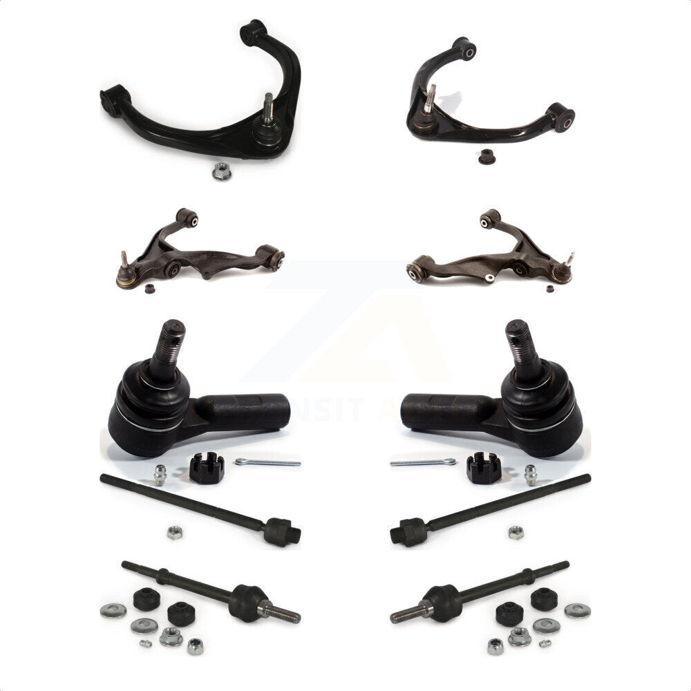 Front And Control Arms Assembly Lower Ball Joints Tie Rods Link Sway Bar Suspension Kit (10Pc) For Ram 1500 Dodge 4WD K72-101180