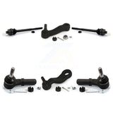 Front Tie Rod End Ball Joints Idler Arm Pitman Kit For 2007-2007 Chevrolet Silverado 2500 HD Classic GMC Sierra 3500 1500 3 Groove Spline K72-101280