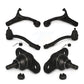 Front Suspension Control Arm With Tie Rod End And Ball Joint Kit (6Pc) For Hyundai Accent K72-101283