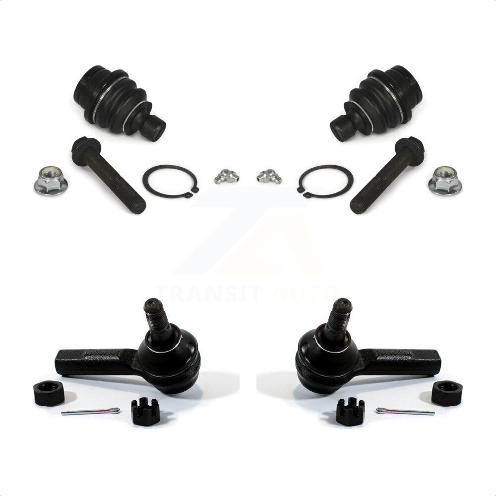 Front Suspension Ball Joint And Tie Rod End Kit For 2004 Nissan Pathfinder Armada With 14mm Diameter Thread K72-101286