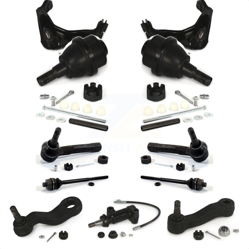 Front Control Arms Assembly And Lower Ball Joints Tie Rods Link Sway Bar Suspension Kit (13Pc) For Chevrolet Silverado 2500 GMC Sierra Suburban Yukon XL Without Frame Bracket K72-101291