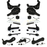 Front Control Arms Assembly And Lower Ball Joints Tie Rods Link Sway Bar Suspension Kit (13Pc) For Chevrolet Silverado 2500 GMC Sierra Suburban Yukon XL Without Frame Bracket K72-101291