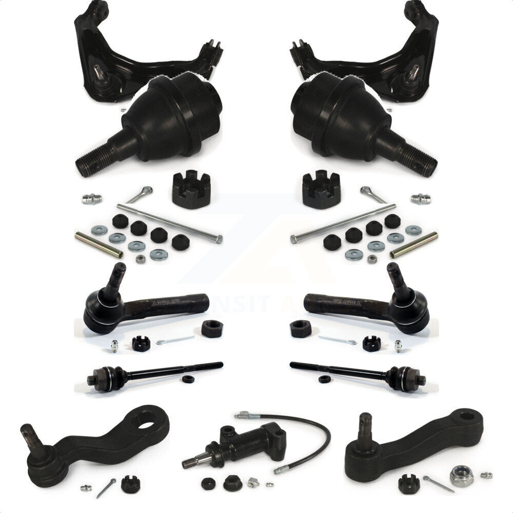 Front Control Arms Assembly And Lower Ball Joints Tie Rods Link Sway Bar Suspension Kit (13Pc) For Chevrolet Silverado 2500 GMC Sierra Suburban Yukon XL Without Frame Bracket K72-101293