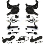 Front Control Arms Assembly And Lower Ball Joints Tie Rods Link Sway Bar Suspension Kit (13Pc) For Chevrolet Silverado 2500 GMC Sierra Suburban Yukon XL Without Frame Bracket K72-101293