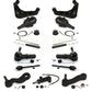 Front Control Arms Assembly And Lower Ball Joints Tie Rods Link Sway Bar Suspension Kit (13Pc) For 2011 Chevrolet Suburban 2500 Without Frame Bracket K72-101296