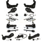 Front Control Arms Assembly And Lower Ball Joints Tie Rods Link Sway Bar Suspension Kit (13Pc) For 2011 Chevrolet Suburban 2500 Without Frame Bracket K72-101297