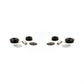 Rear Suspension Strut Shock Mounting Pair For Toyota Corolla Prius Matrix Pontiac Vibe Scion tC Celica K73-100205