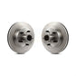 Front Disc Brake Rotors And Hub Assembly Pair For Chevrolet C10 G20 GMC Cadillac C1500 G2500 Fleetwood R10 Brougham K5 Blazer R1500 Suburban G10 DeVille Commercial Chassis G1500 Jimmy P10 P1500 Checker Marathon K8-100001