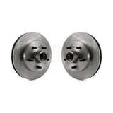 Front Disc Brake Rotors And Hub Assembly Pair For Chevrolet C1500 GMC Tahoe Suburban Yukon Express 1500 Savana K8-100006