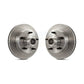 Front Disc Brake Rotors And Hub Assembly Pair For Ford F-150 E-150 Econoline F-100 Club Wagon E-100 K8-100014