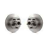 Front Disc Brake Rotors And Hub Assembly Pair For Ford E-150 Econoline Club Wagon K8-100019