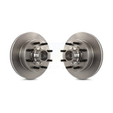 Front Disc Brake Rotors And Hub Assembly Pair For Ford F-350 F-250 HD E-250 Econoline E-350 Club Wagon Super Duty K8-100020