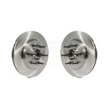 Front Disc Brake Rotors And Hub Assembly Pair For Ford F-150 Lincoln Mark LT With 6 Lug Wheels RWD K8-100035
