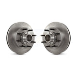 Front Disc Brake Rotors And Hub Assembly Pair For 2003-2004 Ford F-250 Super Duty F-350 Excursion K8-100037