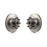 Front Disc Brake Rotors And Hub Assembly Pair For Dodge Ram 2500 3500 Van 1500 B3500 B2500 K8-100051