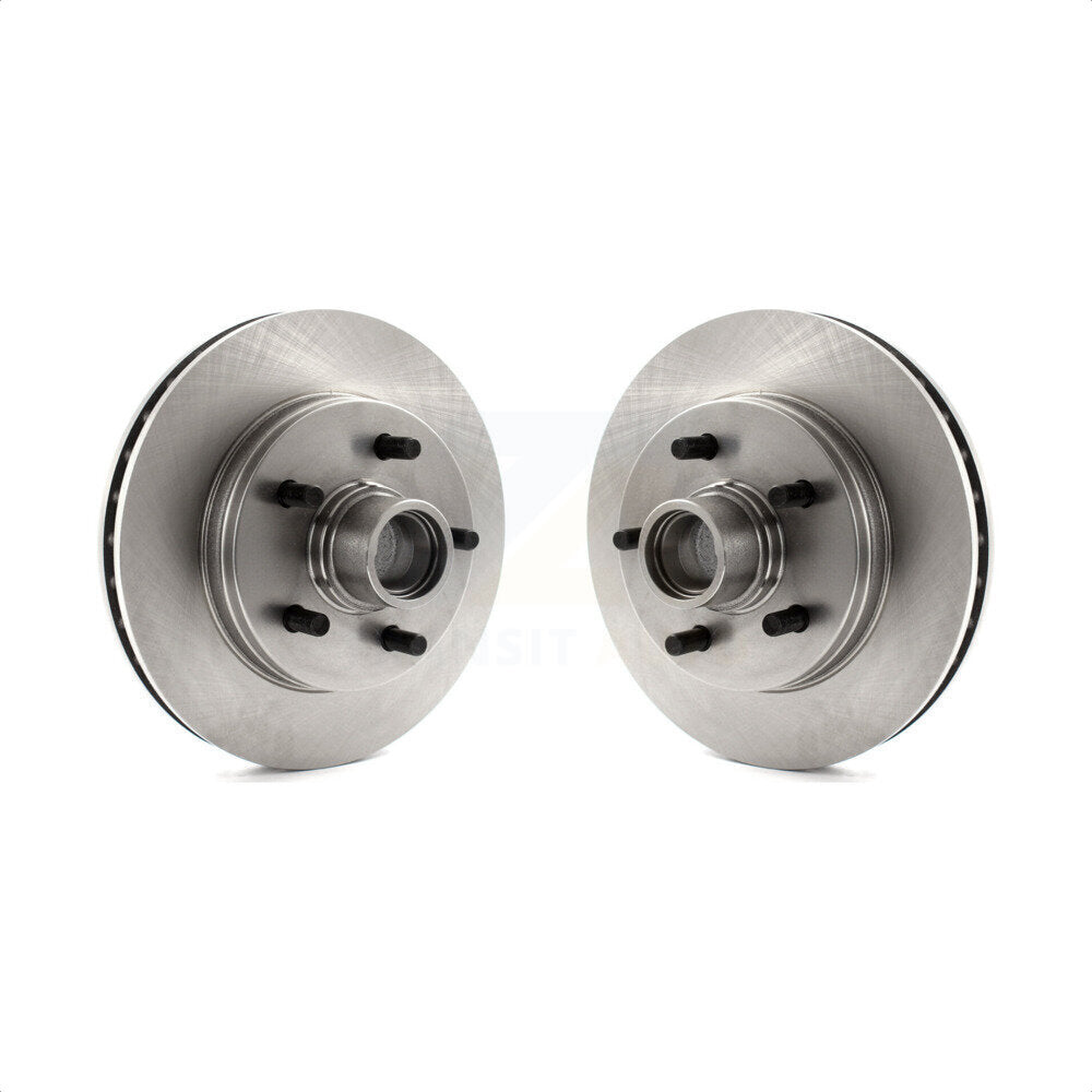 Front Disc Brake Rotors And Hub Assembly Pair For C1500 Chevrolet GMC Suburban K8-100052