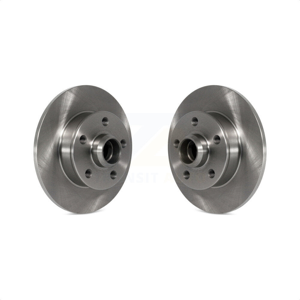 Rear Disc Brake Rotors And Hub Assembly Pair For Volkswagen Jetta Golf Passat Corrado K8-100053