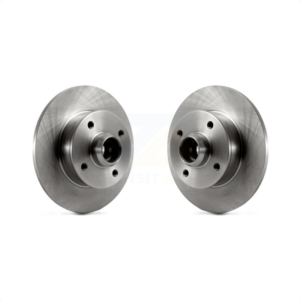 Rear Disc Brake Rotors And Hub Assembly Pair For Volkswagen Jetta Golf Cabrio Passat Corrado Scirocco K8-100054