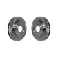 Front Disc Brake Rotors Pair For Chevrolet S10 Blazer GMC Sonoma Jimmy Oldsmobile Bravada Isuzu Hombre K8-100068