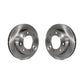 Front Disc Brake Rotors Pair For Chevrolet Silverado 2500 HD GMC Express 3500 Sierra Cadillac DeVille Savana Hummer H2 Classic 1500 Suburban Yukon XL Avalanche K8-100070