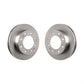 Front Disc Brake Rotors Pair For Chevrolet Express 3500 GMC Savana Silverado HD Sierra Classic 4500 K8-100073
