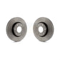 Front Disc Brake Rotors Pair For Chevrolet Trailblazer GMC EXT Envoy XL Buick Rainier XUV SSR Isuzu Ascender Saab 9-7x K8-100075