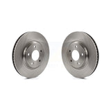 Front Disc Brake Rotors Pair For Chevrolet Malibu Pontiac G6 Cobalt Saturn Ion HHR Aura G5 Pursuit K8-100081