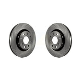 Front Disc Brake Rotors Pair For Chevrolet Aveo Spark Aveo5 EV Pontiac G3 Daewoo Lanos LeMans Asuna Suzuki GT Wave Swift Wave5 Swift+ K8-100083